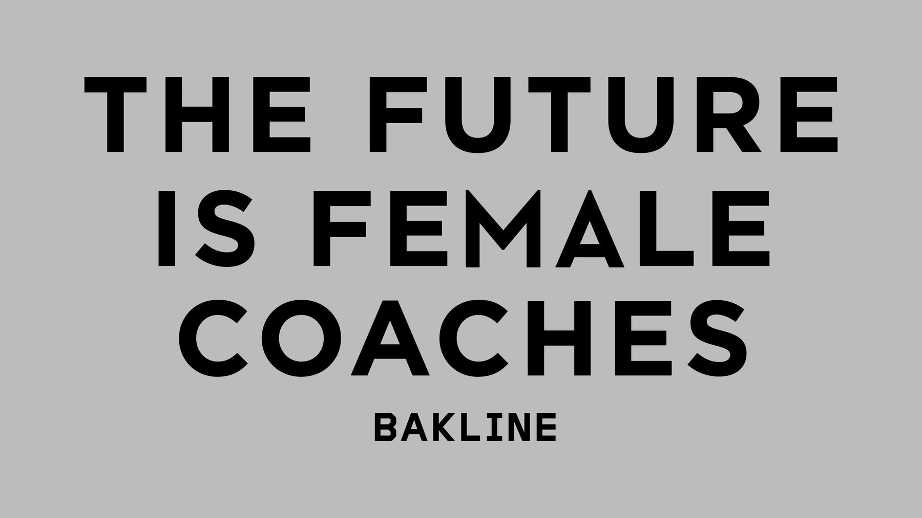 Future is Female Coaches
