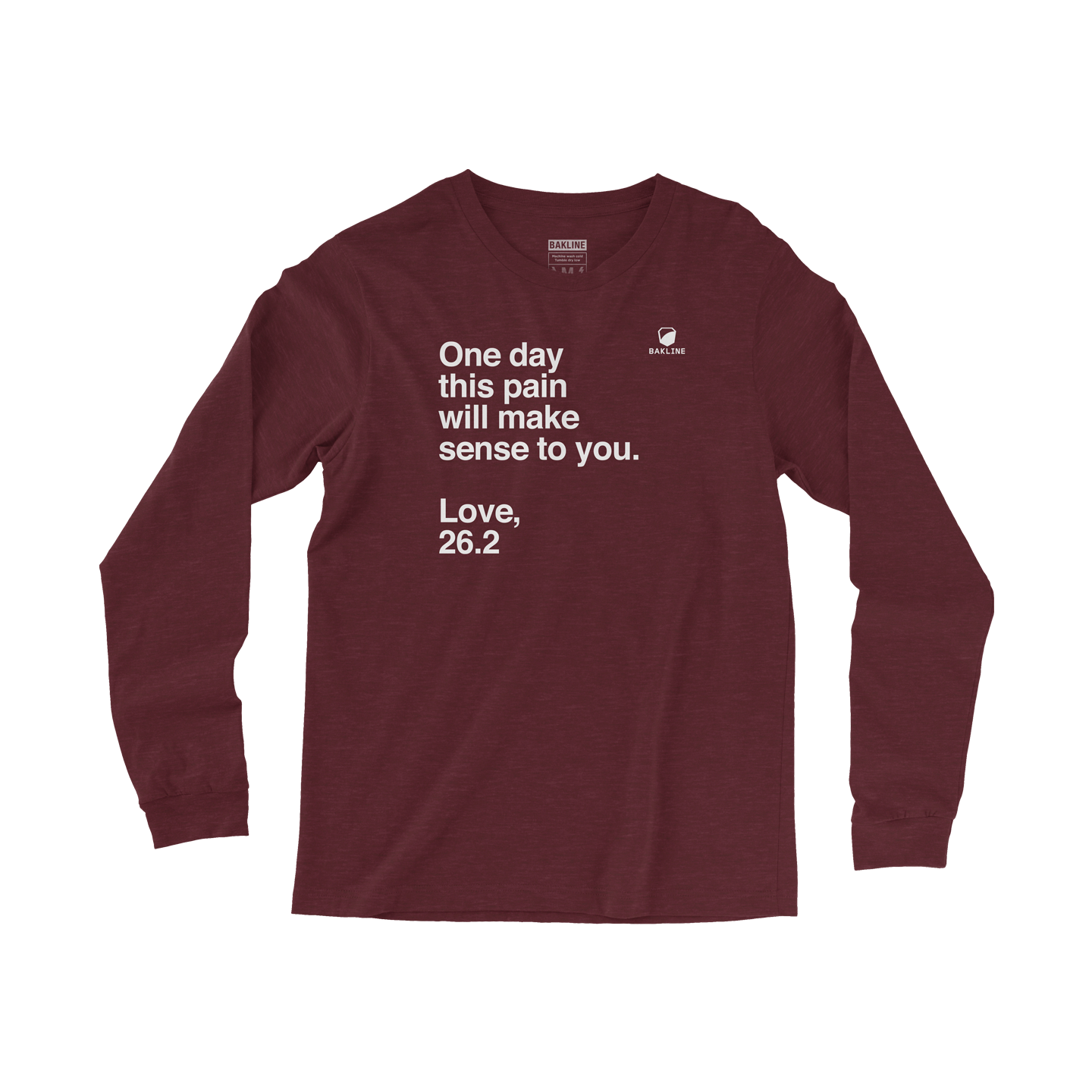 Long Sleeve STR - One Day, Love 26.2 - Bakline