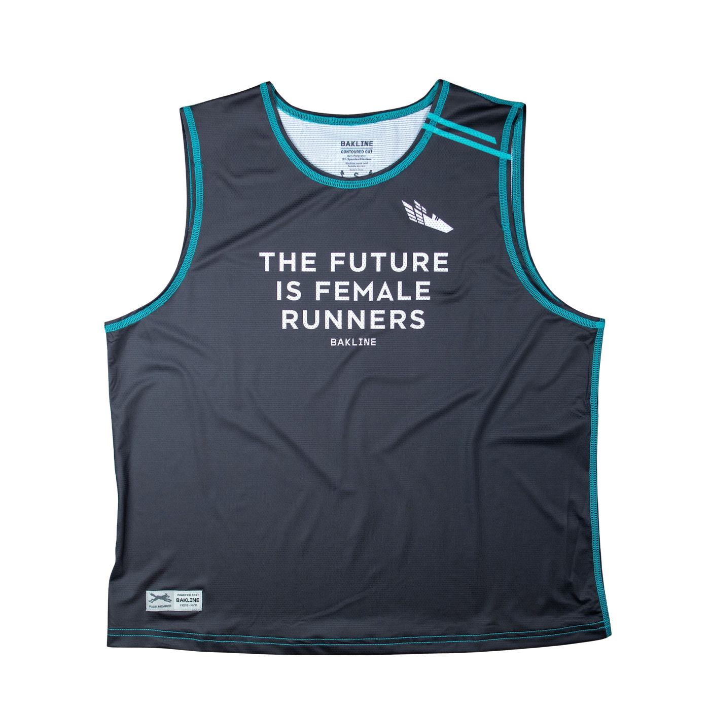 Queens Short Muscle Tank CON - Future is Female Runners