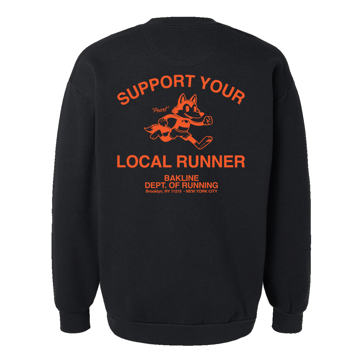 Cotton Cloud Crewneck STR - Support Your Local Runner - Bakline