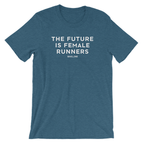 Future is Female RUNNERS - Heathered Tee - Unisex - Bakline