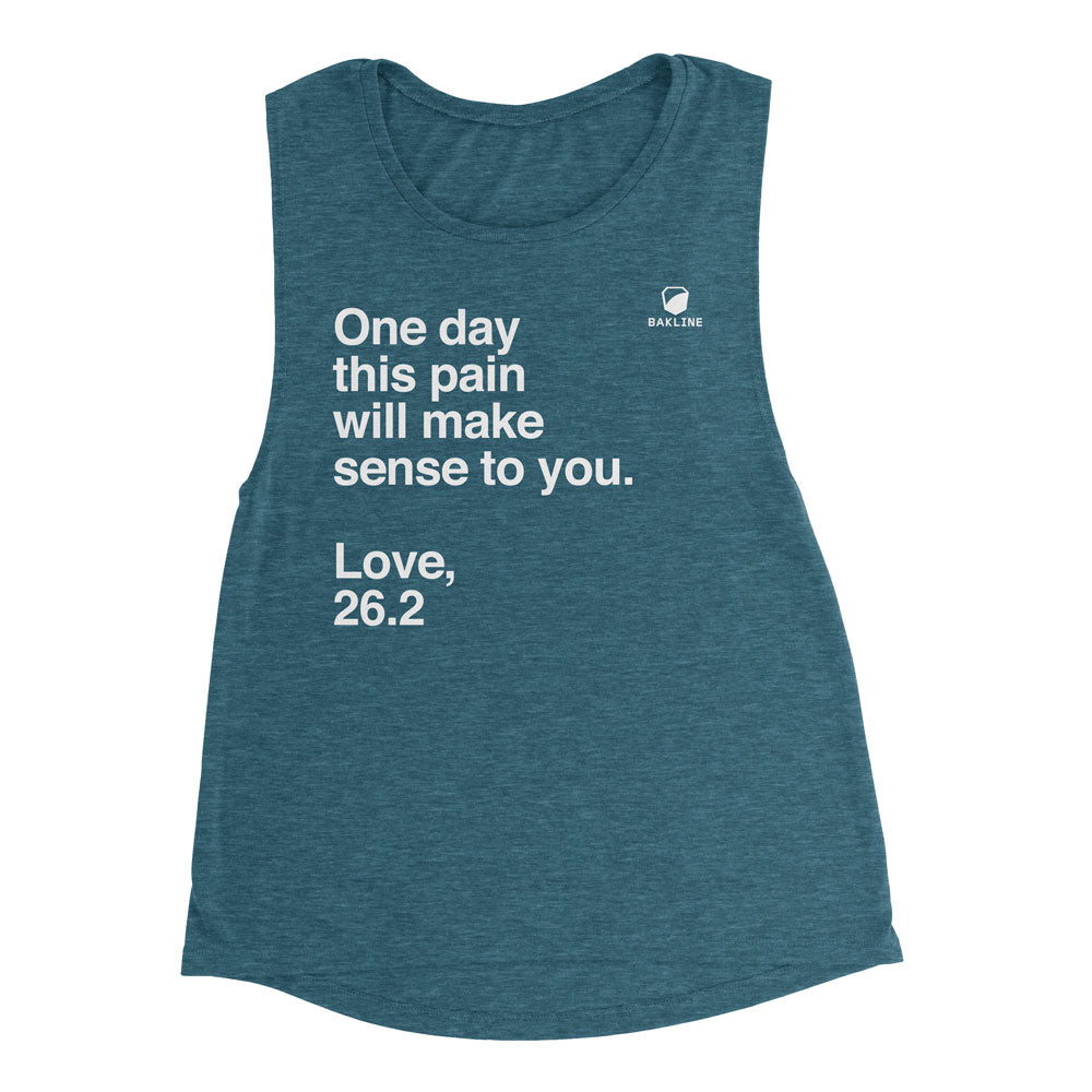 One Day, Love 26.2 - Muscle Tank - Women's - Bakline