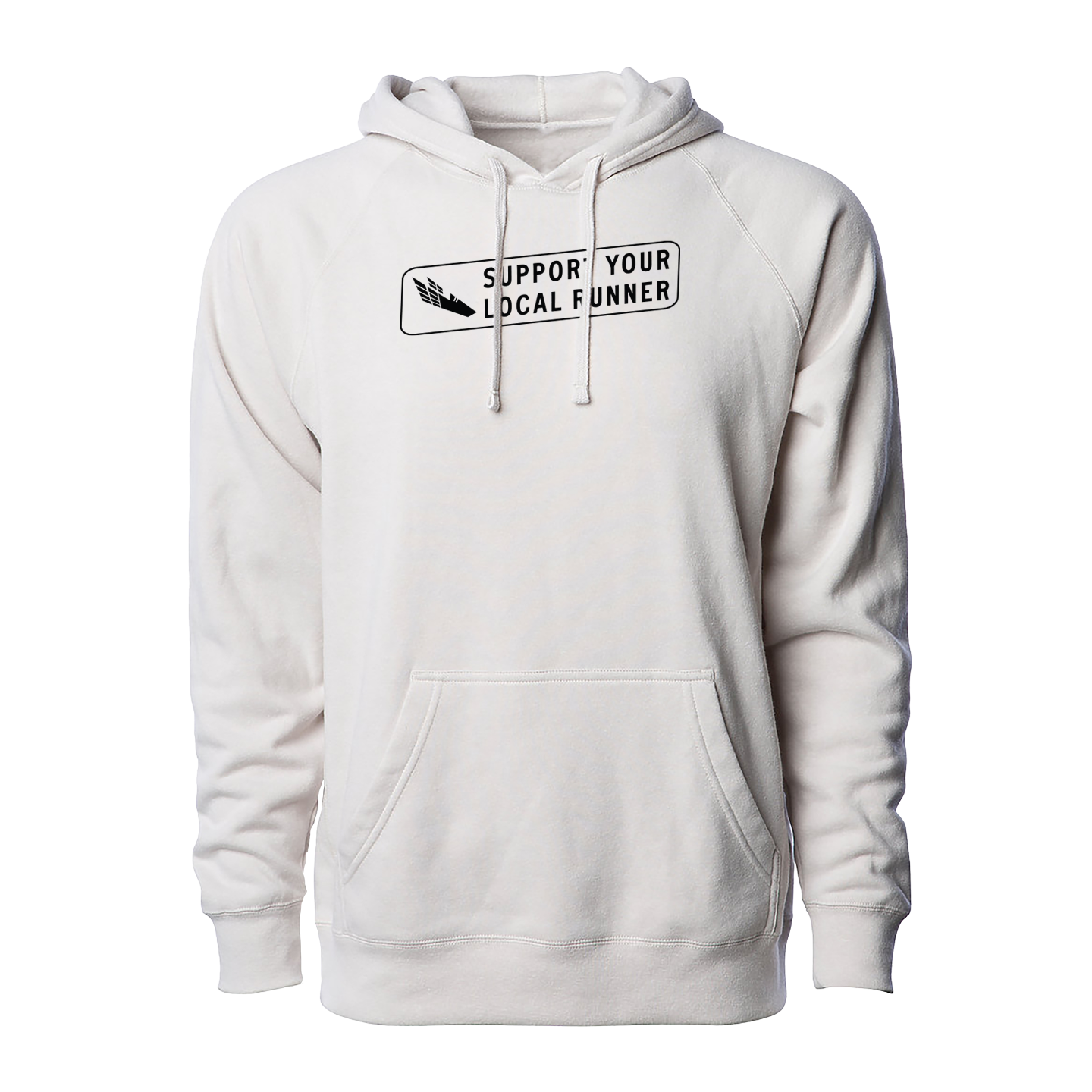 Support Your Local Runner - Raglan Pullover Hoody - Unisex - Bakline