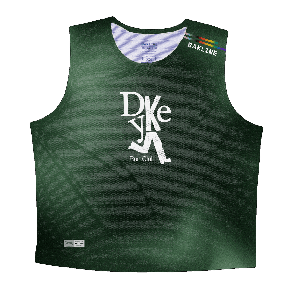 Queens Short Muscle Tank CON - Dyke Run Club - Bakline