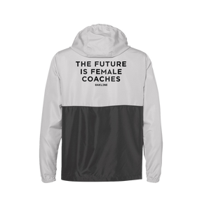 Half-Zip Windbreaker STR Relaxed - Future is Female COACHES - Bakline