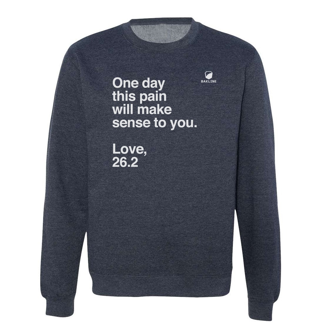 Classic Crewneck STR - One Day, Love 26.2 - Bakline