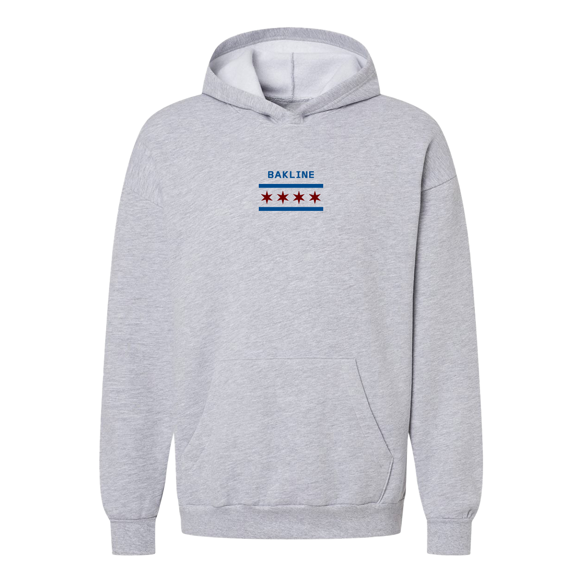 Cotton Cloud Hoody STR - CHICAGO FLAG - Bakline