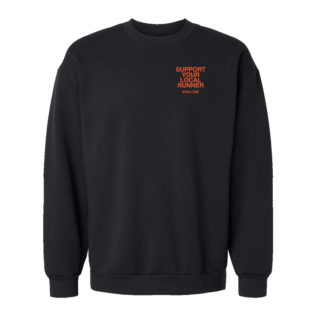 Cotton Cloud Crewneck STR - Support Your Local Runner - Bakline