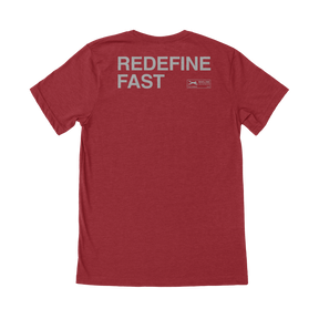 Redefine Fast - Heathered Tee - Straight Cut - Bakline