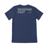 Redefine Fast - Heathered Tee - Straight Cut - Bakline