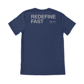 Redefine Fast - Heathered Tee - Straight Cut - Bakline