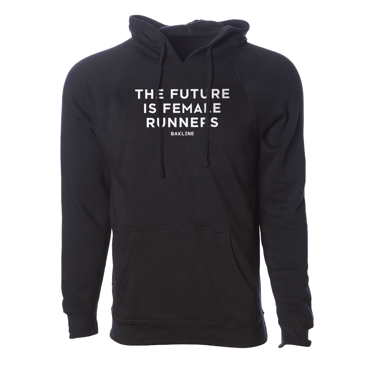 Future is Female Runners - Raglan Pullover Hoody - Unisex - Bakline