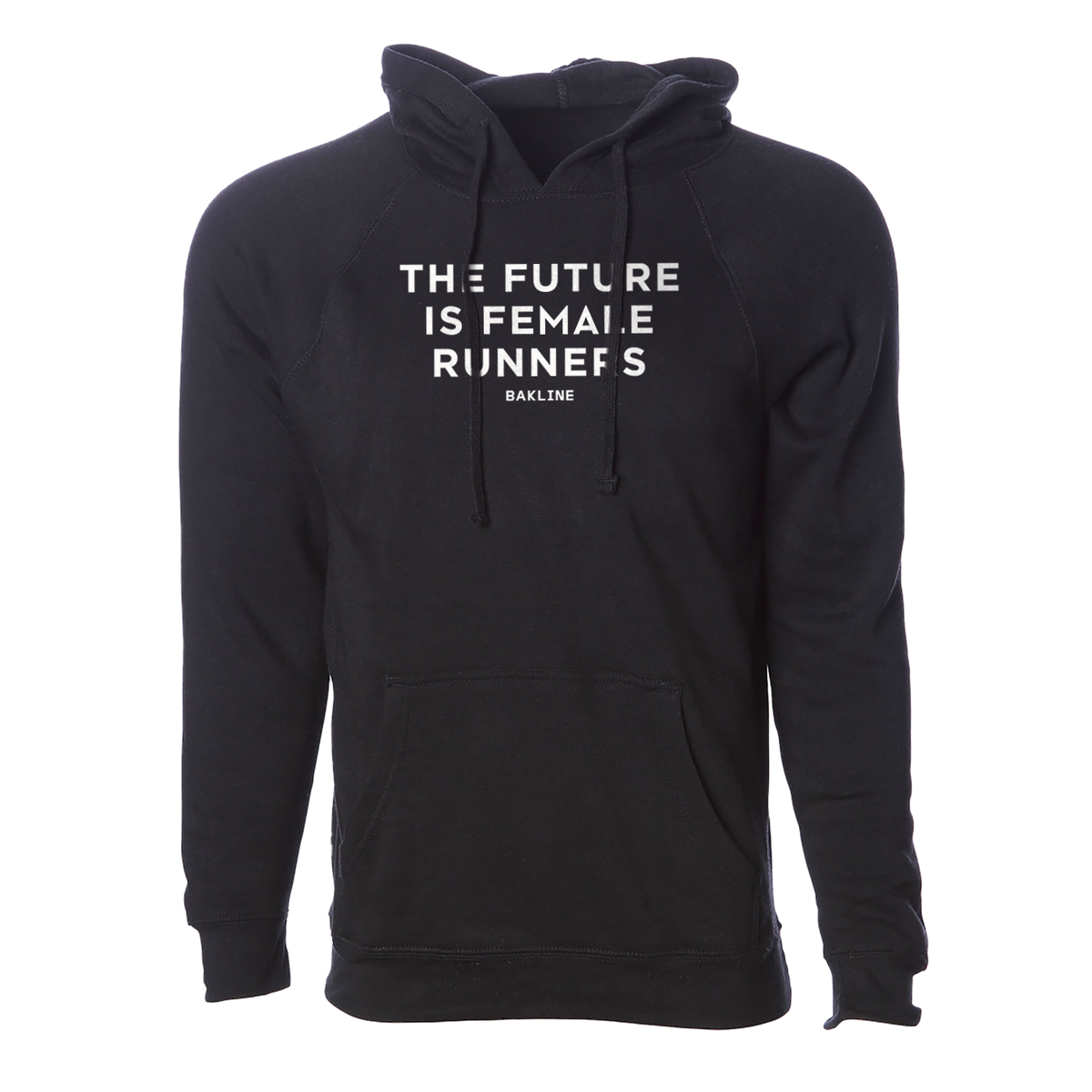 Future is Female Runners - Raglan Pullover Hoody - Unisex - Bakline