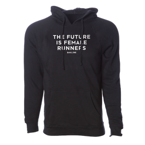 Future is Female Runners - Raglan Pullover Hoody - Unisex - Bakline