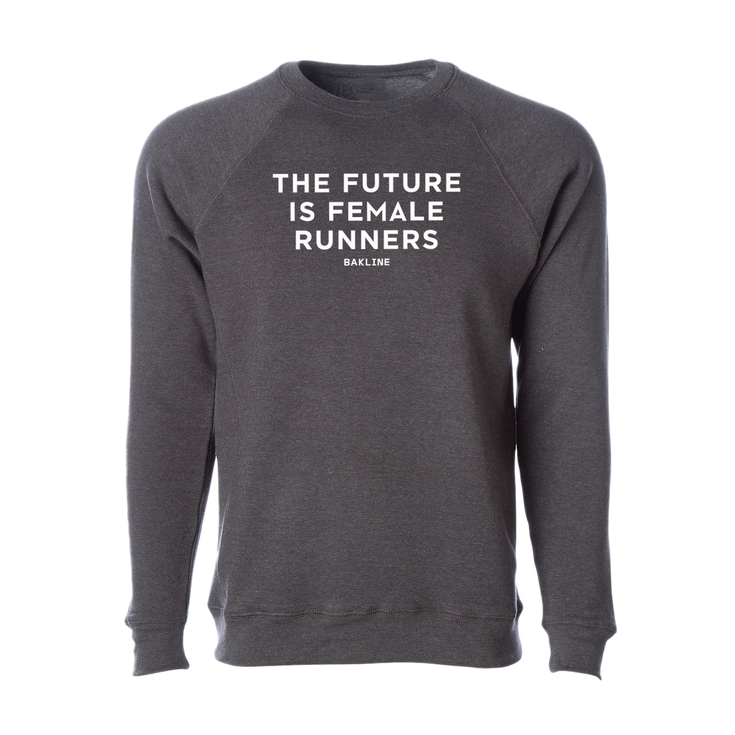 Future is Female Runners - Raglan Sweatshirt - Unisex - Bakline