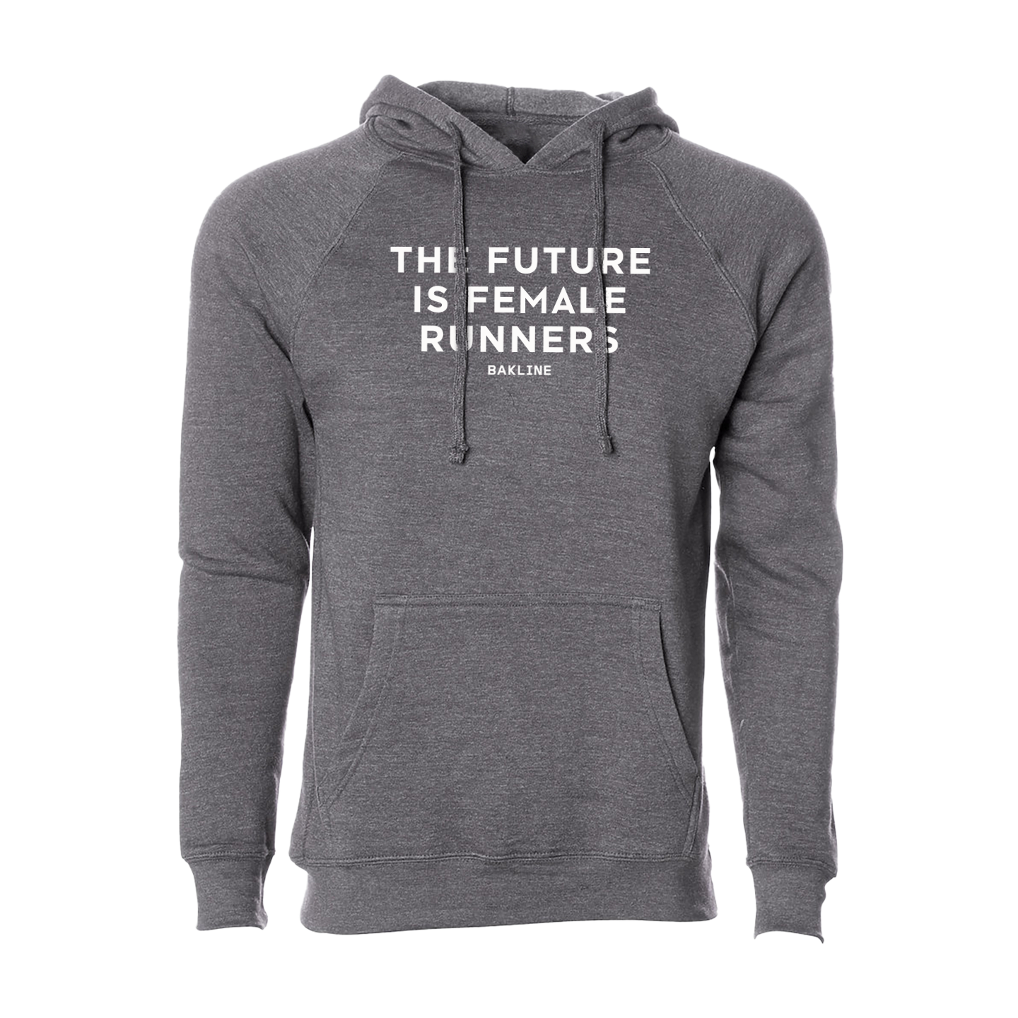Future is Female Runners - Raglan Pullover Hoody - Unisex - Bakline