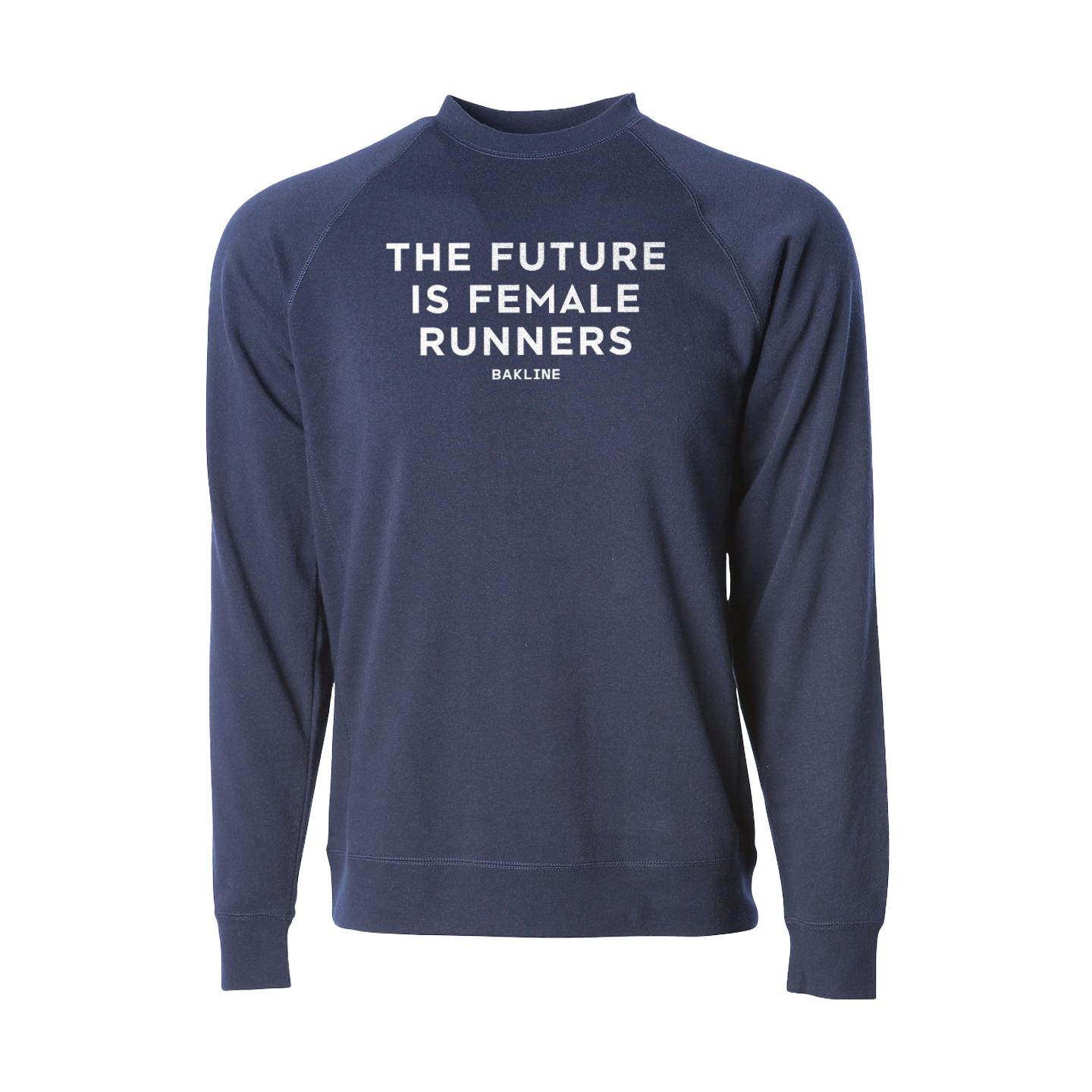 Future is Female Runners - Raglan Sweatshirt - Unisex - Bakline