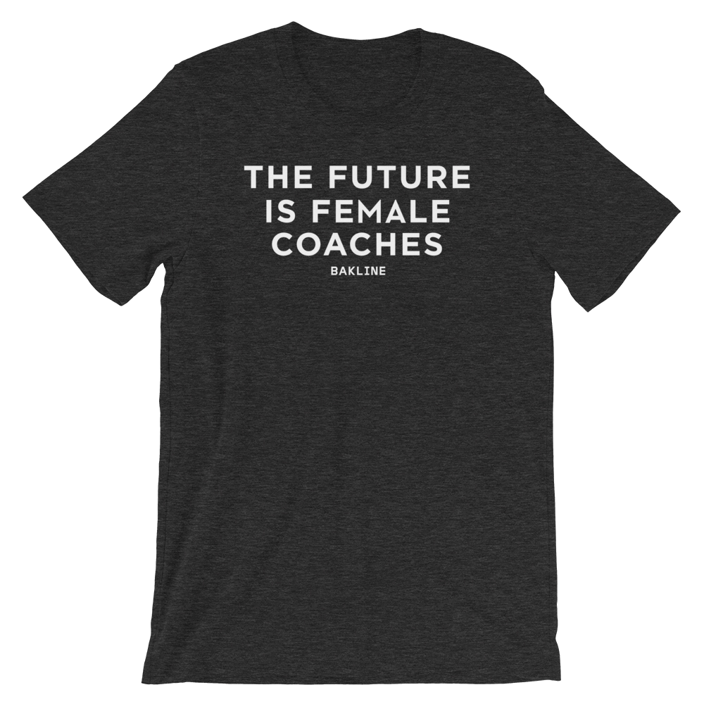 Future is Female COACHES - Heathered Tee - Unisex - Bakline