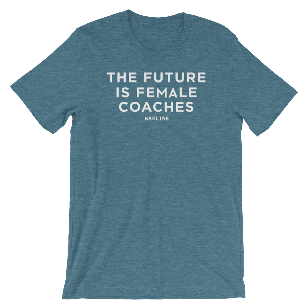 Future is Female COACHES - Heathered Tee - Unisex - Bakline