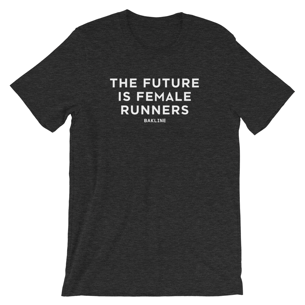 Future is Female RUNNERS - Heathered Tee - Unisex - Bakline