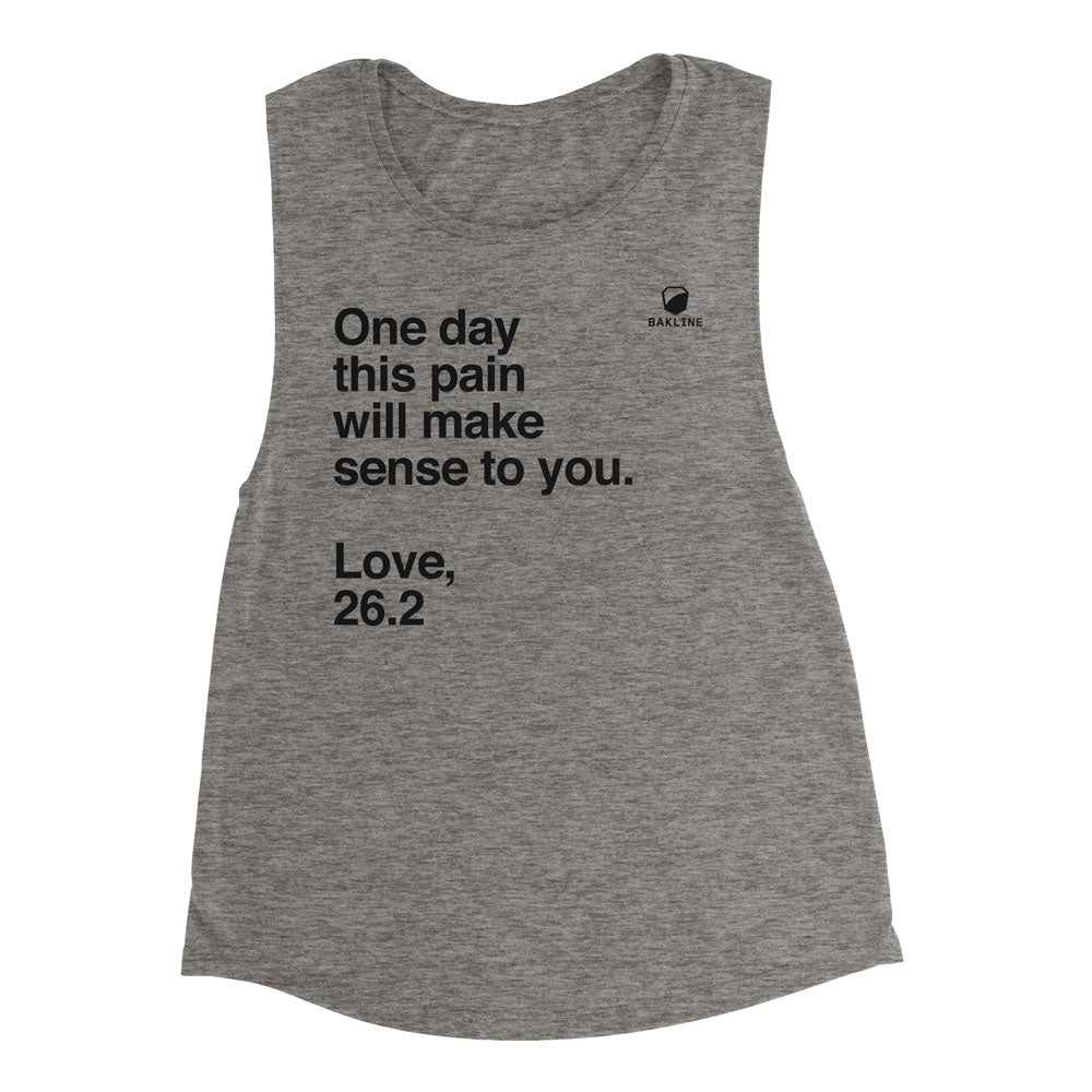 One Day, Love 26.2 - Muscle Tank - Women's - Bakline