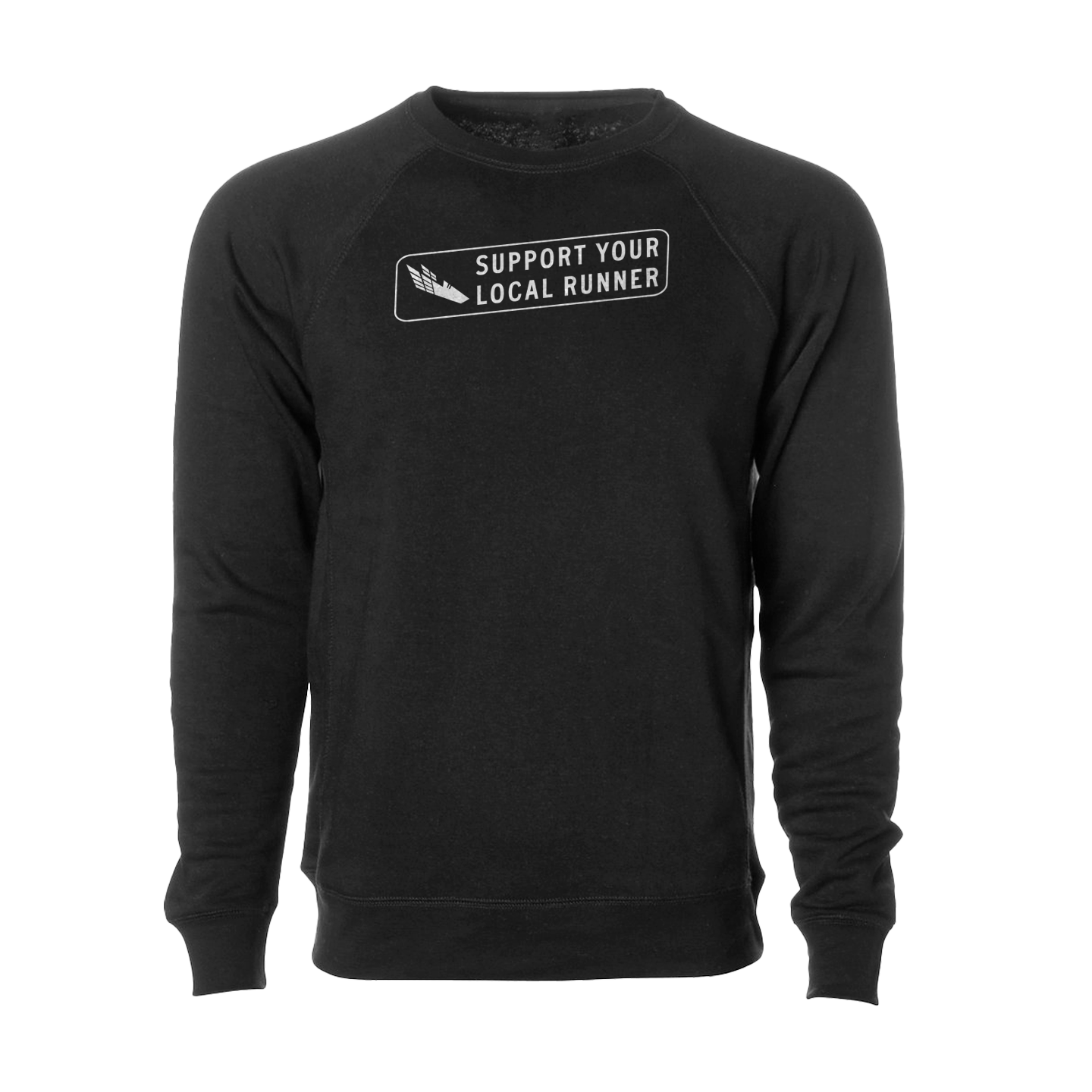 Support Your Local Runner - Raglan Sweatshirt - Unisex - Bakline