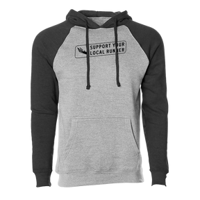 Support Your Local Runner - Raglan Pullover Hoody - Unisex - Bakline